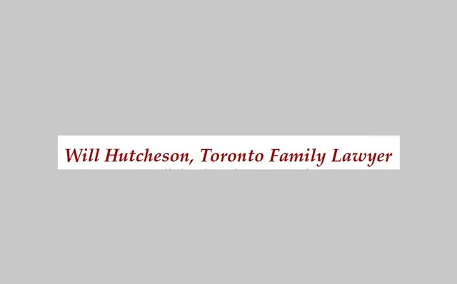 William Hutcheson Toronto Family Lawyer reviews