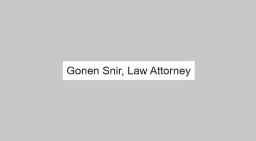 Gonen Snir, Law Attorney reviews