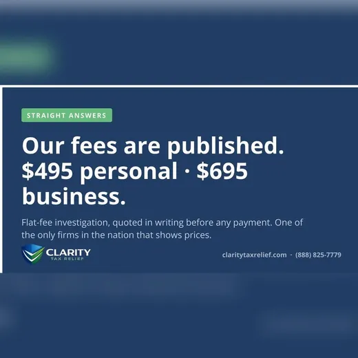 Clarity Tax Relief reviews