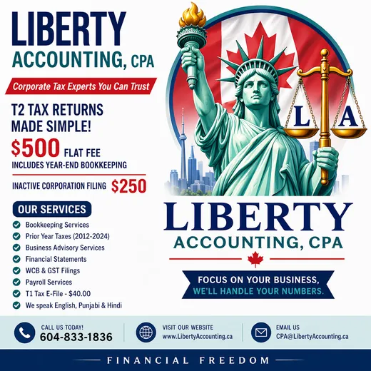 Liberty Accounting, CPA reviews
