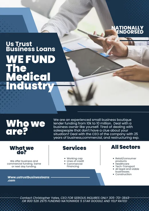 US Trust Business Loans and Alternative Capital Funding reviews