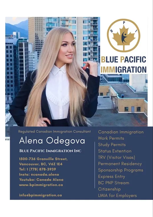 Blue Pacific Immigration Inc. reviews