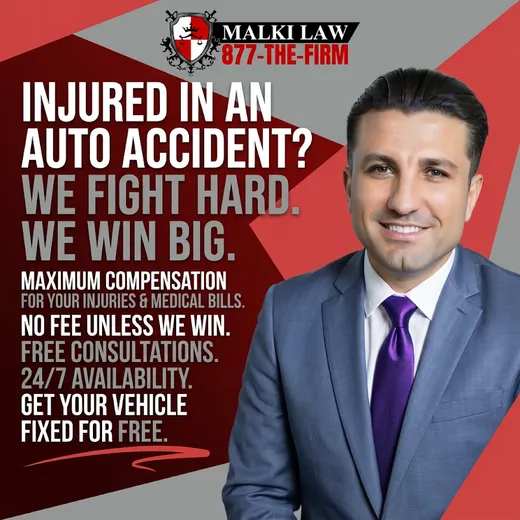 Malki Law 877-THE-FIRM | St. Pete Personal Injury & Car Accident Lawyers reviews