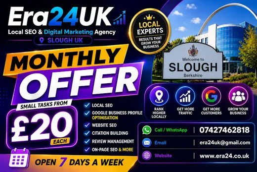 Era24UK | Local SEO & Digital Marketing Agency Slough UK reviews