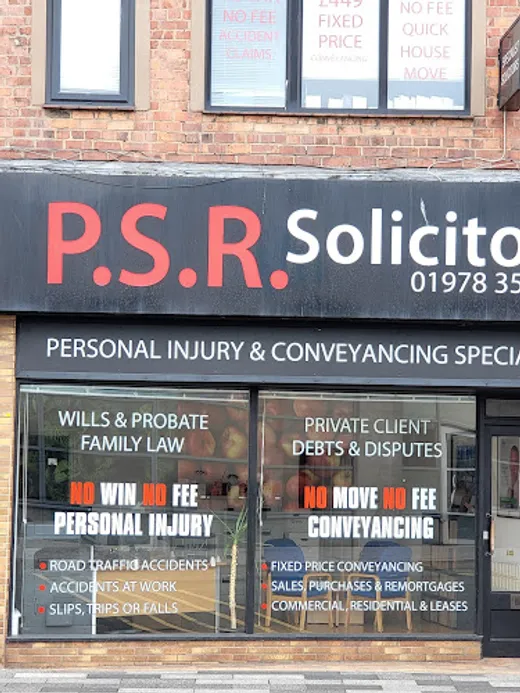 PSR Solicitors Wrexham reviews