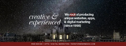 Rare Form : Web Design Oxford & Creative Agency Oxford reviews